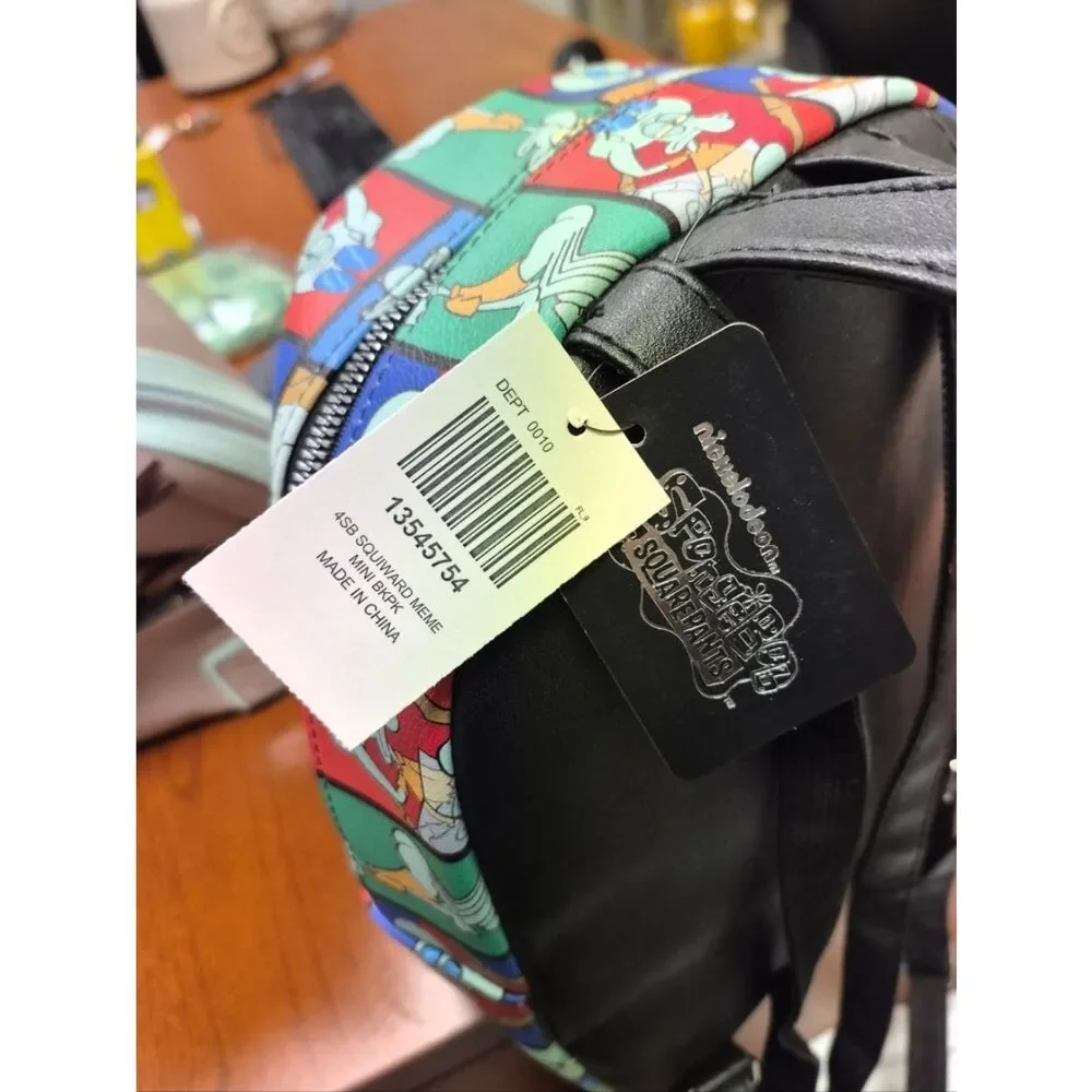 SPONGEBOB SQUAREPANTS SQUIDWARD MEME MINI BACKPACK New